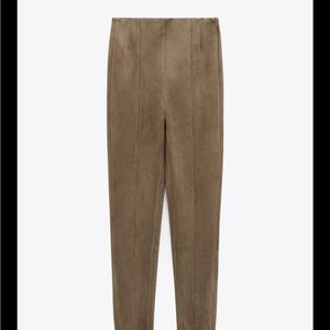 ZARA FAUX SUEDE PANT